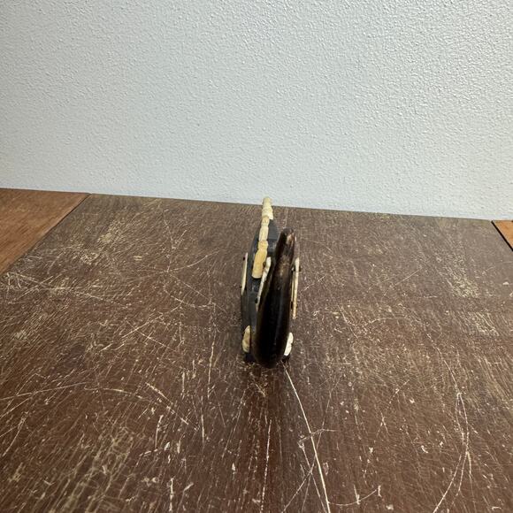 Vintage Japanese Hand Carved Dragon‎ Boat Barge Gondola Folk Art Trinket Decor - Picture 4 of 16